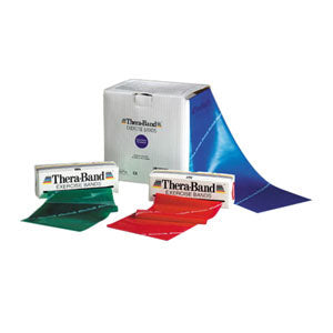 Thera-Band Exercise Band, 50 yd Roll, Yellow, Thin 1 Each