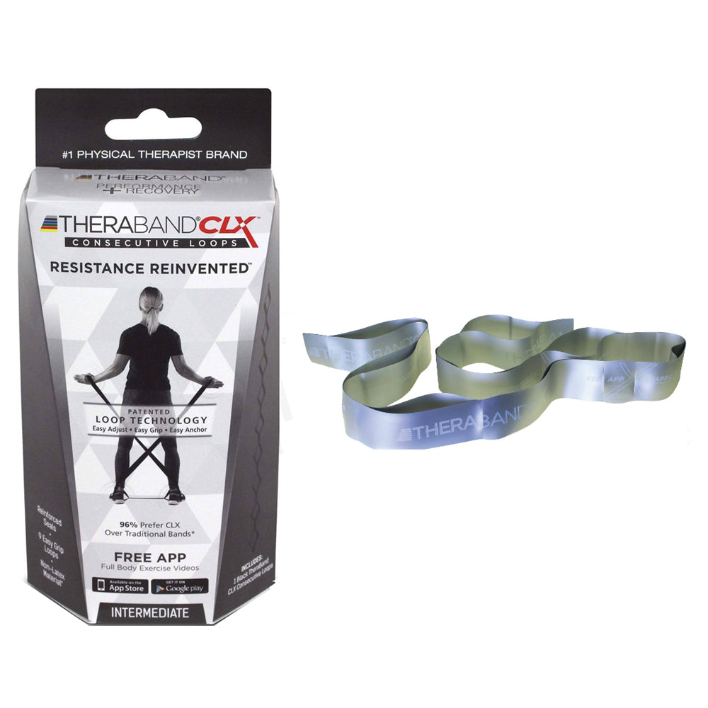 TheraBand CLX, Advanced, 5', Silver 1 Each