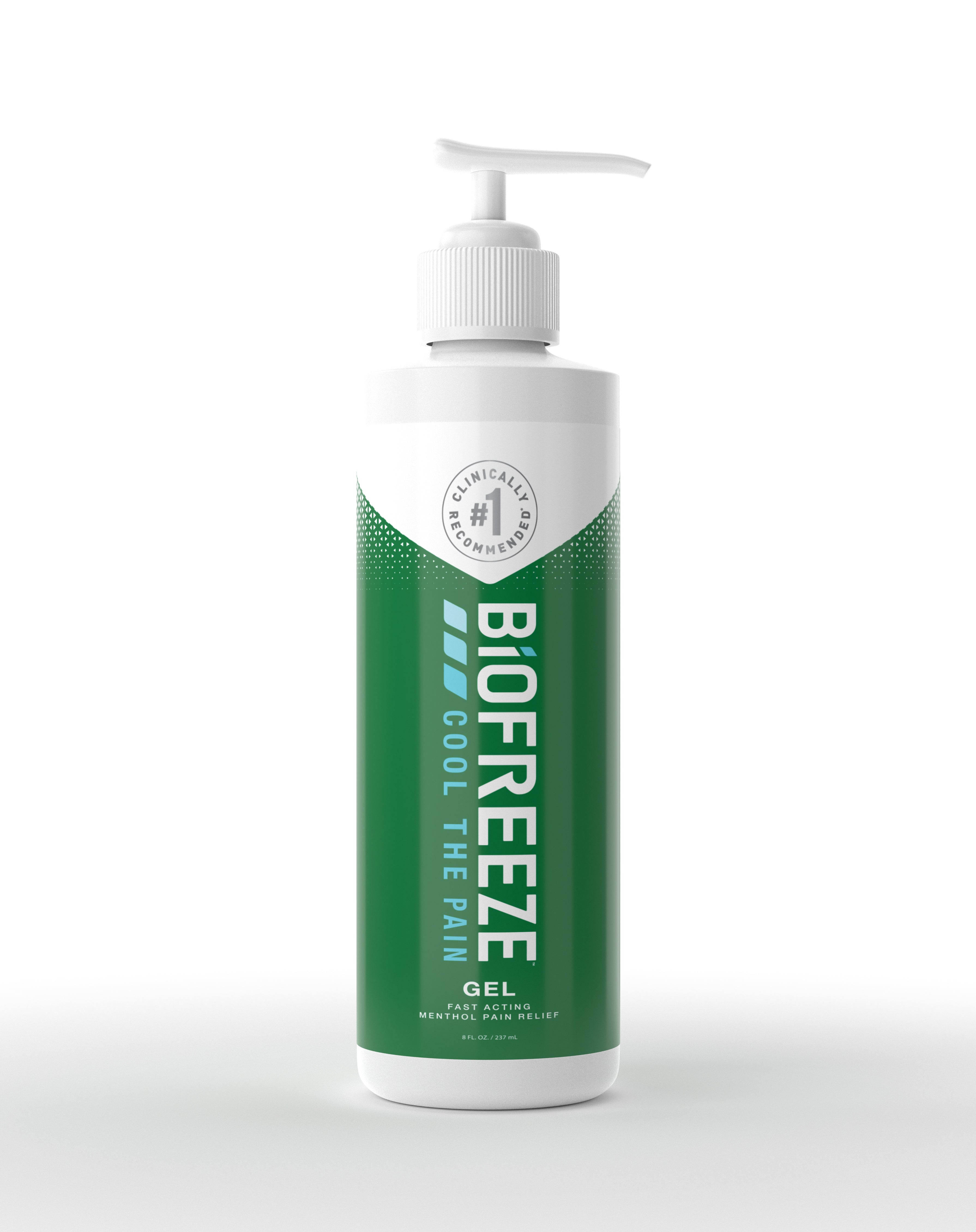 Biofreeze Pain Relieving Gel, Green, 8 oz Pump 1 Each