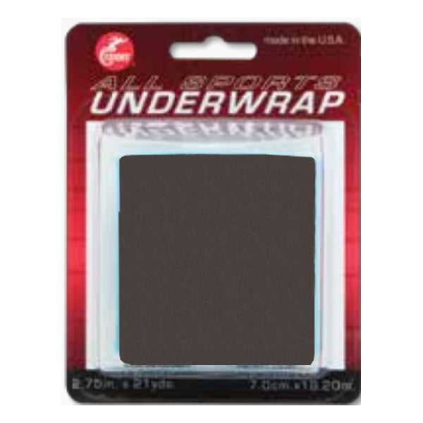 Cramer All Sports Underwrap, 2.75" x 21 Yards, Black 1 Each