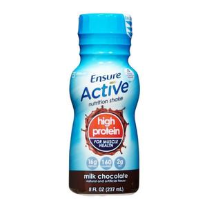 Ensure Active High Protein for Muscle Health Chocolate, 8 oz. Bottle, Retail