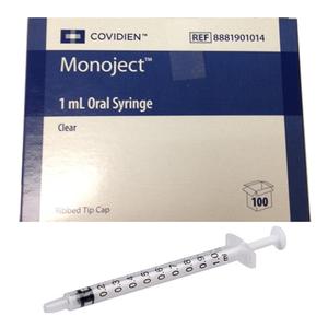 Monoject Oral Medication Syringe, Clear