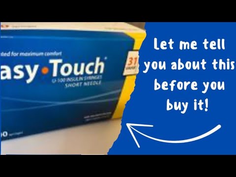 EasyTouch Insulin Syringe 27G x 1/2", 0.5 mL